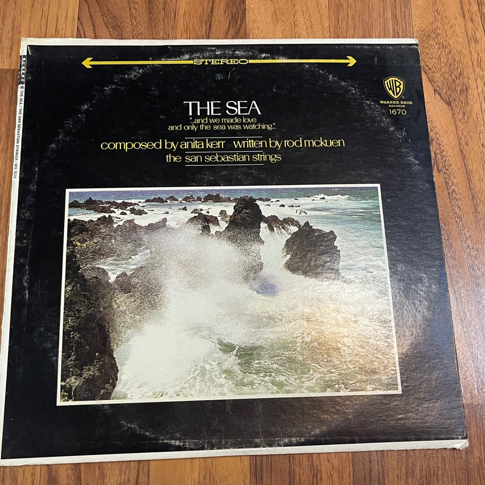The Sea Anita Kerr Rod McKuen San Sebastian Strings Vinyl LP Warner Bros WS 1670